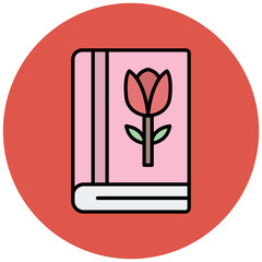 Flower book Icon