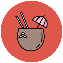 Coconut Drink Icon