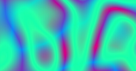 Image of pink, blue and green colours moving and waving