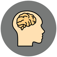 Human Brain Icon