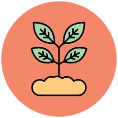 Plant with leave Icon