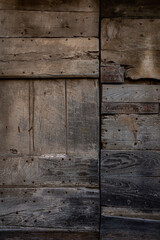  wood panel door background , dark brown  dirty texture .grunge