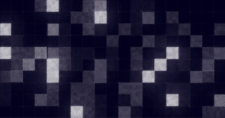 Image of glowing grid on dark background