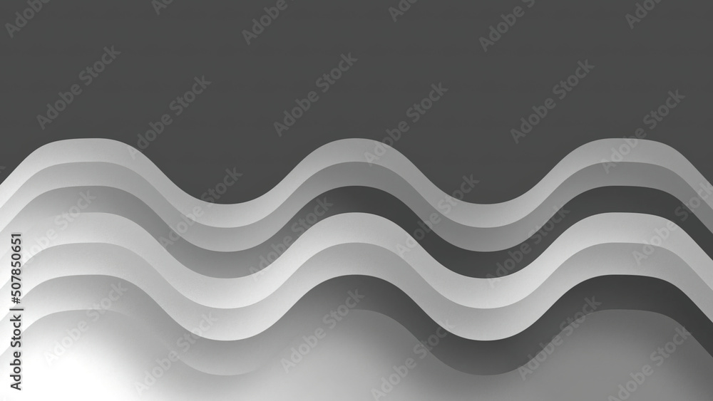 Poster wavy layers move up and down. motion. wavy layers with different shades of colors rise and fall chan