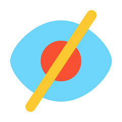 hide icon illustration