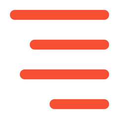 align text right icon illustration