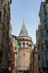 Fototapeta na wymiar Galata Tower Beyoglu Istanbul Turkey