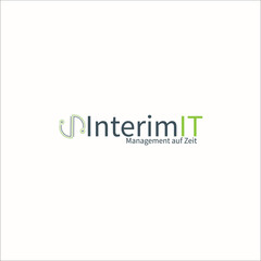minimalistic logo vector. IT logo and digital transformation suitable for IT companies, management