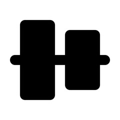 Fototapeta premium vertical align center icon illustration