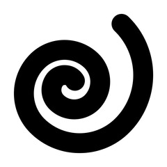 spiral icon illustration