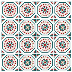  Mandala prints with tile effect