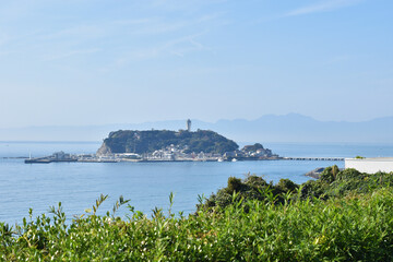 Enoshima Island, View from Kamakura, JAPAN