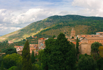 Fototapeta na wymiar Tivoli. View from Villa d'Este