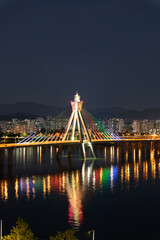 bridge at night