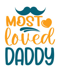 Fototapeta premium Father's Day SVG Design 