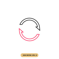 rotation icons  symbol vector elements for infographic web