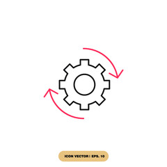 rotation icons  symbol vector elements for infographic web
