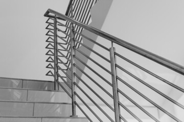 Steps Hand Railing  Stainless Decor Design Interior Building