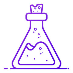 potion bottle icon illustration