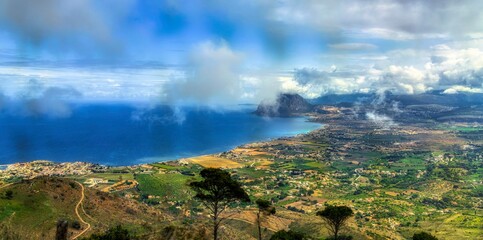 Landscape Erice Sicily