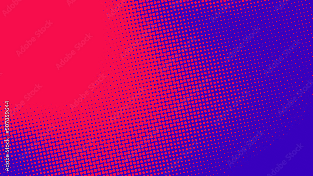 Poster abstract dots halftone purple pink color pattern gradient texture background.