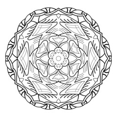 Mandala style vector design