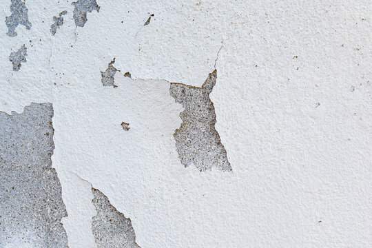 The dilapidated walls and the paint wears off from use for a long time