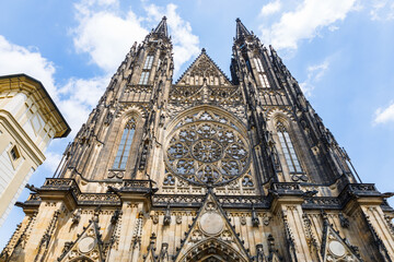 Fototapeta na wymiar St. Vitus Cathedral in the Prague, Czech Republic