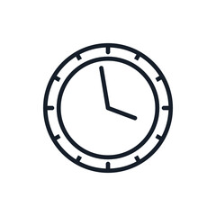 clock vector for website symbol icon presentation