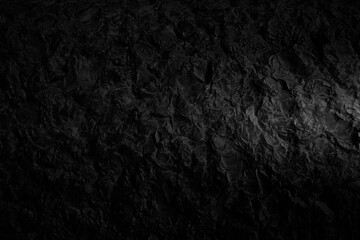 Old black background. Stone texture