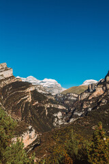 Añisclo canyon in Pyrenees. Pirineos. Spain