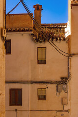 details of houses in the village Guéjar Sierra, in the Sierra Nevada foothills