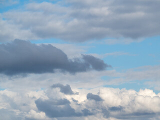 overcast sky. Dark clouds. Clouds in the sky.