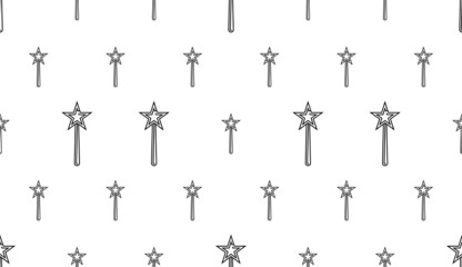 Fototapeta premium Magic Wand Icon Seamless Pattern M_2203002