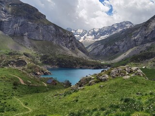 lake in the mountains