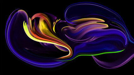 Color  abstract illustration made of purple colored oil paint on background,    Luxury abstract for a mobile screen concept, phone desktop and wallpaper, background, background 3d render,