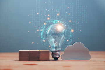 Business concept, showing the creativity of the brain, innovation, technology. The working process is driven by gear teeth.	
