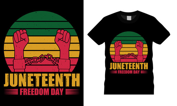 Juneteenth 1865 American Black People Historical Freedom Day Tshirt Design. Fully Editable And Printable Vector Template. Juneteenth Federal Holiday, Juneteenth Flag, June 19 Banner