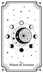 Tarot cards, magic symbols, vector, fortune telling cards, poster, mystical cards.