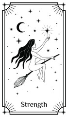 Tarot cards, magic symbols, vector, fortune telling cards, poster, mystical cards.