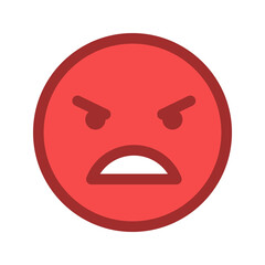Mad and angry customer semi flat color vector object. Full sized item on white. Consumer opinion. Client assessment simple cartoon style illustration for web graphic design and animation