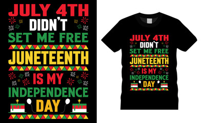 Juneteenth 1865 American black people historical freedom day tshirt design. Fully editable and printable vector template. Juneteenth federal holiday, Juneteenth flag, June 19 banner