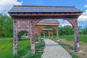 Fototapeta premium Gallery of the Szekler Gates, Odorheiu Secuiesc, Harghita, Transylvania, Romania