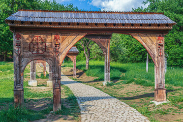 Obraz premium Gallery of the Szekler Gates, Odorheiu Secuiesc, Harghita, Transylvania, Romania