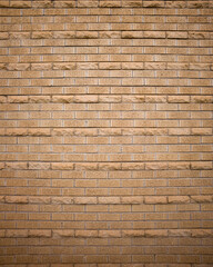 Golden Tan Textured Brick Wall Backdrop.