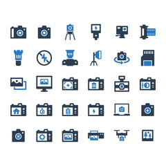 Photography Icon Set - Camera Icon Set
