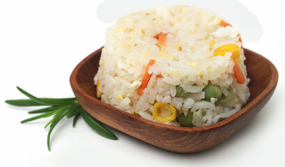Fried rice with rosemary