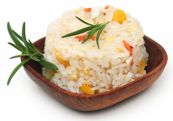 Fried rice with rosemary