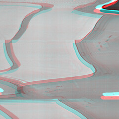 Digital Scan Lines feedback Warp Digital Glitch Background