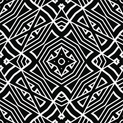 Abstract background with black and white pattern. Unique geometric vector swatch. Perfect for site backdrop, wrapping paper, wallpaper, textile and surface design. 